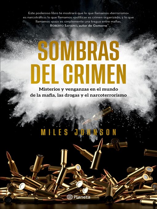Cover image for Sombras del crimen